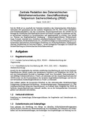 Geschäftsordnung der Zentralen Redaktion (ZR), Teilgremium Sacherschließung (ZRSE), vom 18.05.2017