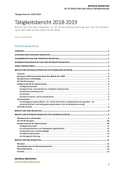 Tätigkeitsbericht der Zentralen Redaktion des OBV (inkl. Teilgremien) für den Zeitraum Mai 2018 bis Mai 2019