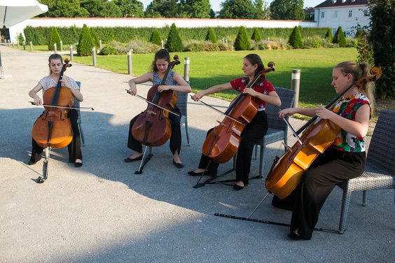 Musikerinnen beim Spielen