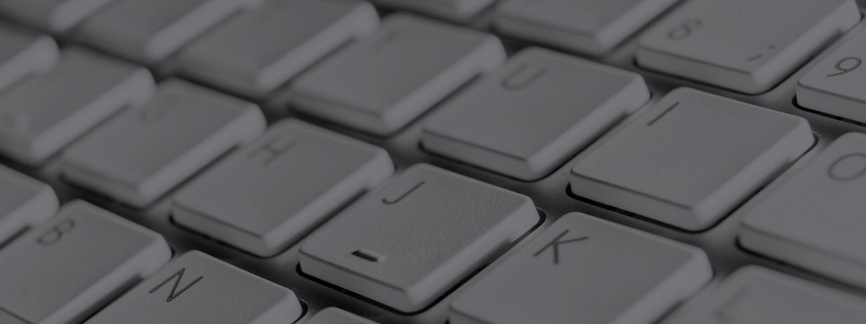 Close-up of keys on a computer keyboard