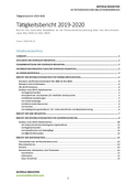 Tätigkeitsbericht der Zentralen Redaktion des OBV (inkl. Teilgremien) für den Zeitraum Mai 2019 bis Mai 2020