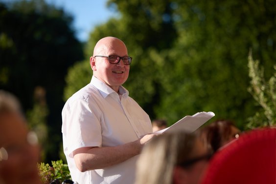 Wolfgang Hamedinger bei seiner Festrede.